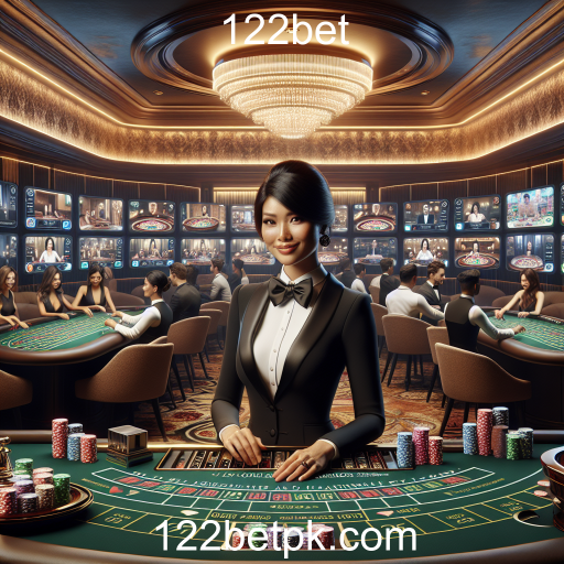 Experiência Imersiva do Cassino ao Vivo no 122bet